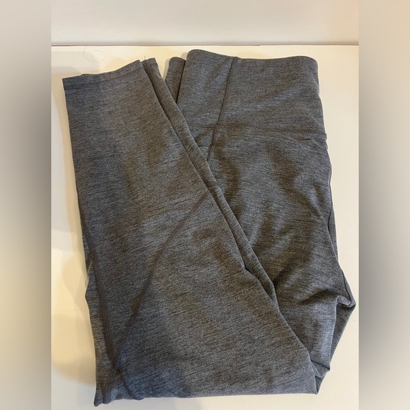 Xersion Womens Quick Dry High Rise 7/8 Ankle Legging Gray Leggings - Picture 1 of 3